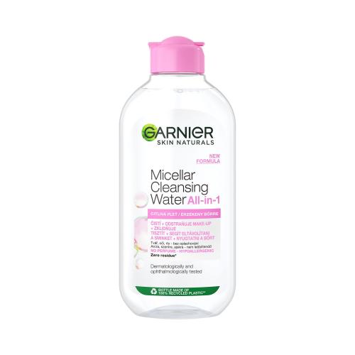 Garnier Skin Naturals Micellar Water All-In-1 Sensitive 200 ml jemná micelární voda pro citlivou pleť pro ženy