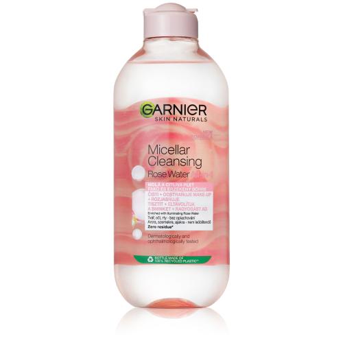Garnier Skin Naturals Micellar Cleansing Rose Water 400 ml čisticí a rozjasňující micelární voda pro ženy