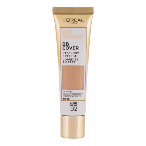 L’Oréal Paris Age Perfect BB Cover BB krém odstín 02 Light Beige 30 ml