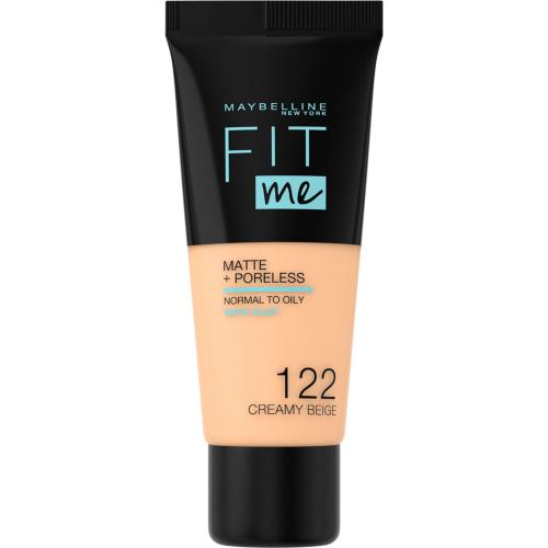 Sjednocující make-up s matujícím efektem Fit Me! (Matte & Poreless Make-Up) 30 ml 122 Creamy Beige