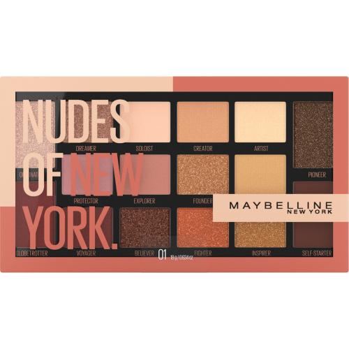 Maybelline Nudes Of New York 18 g paletka očních stínů pro ženy 010