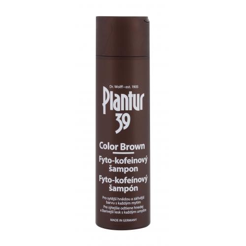Plantur 39 Phyto-Coffein Color Brown 250 ml barevný fyto-kofeinový šampon pro hnědý odstín vlasů pro ženy