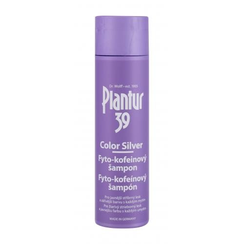 Plantur 39 Phyto-Coffein Color Silver 250 ml fyto-kofeinový šampon pro blond a šedivé odstíny vlasů pro ženy