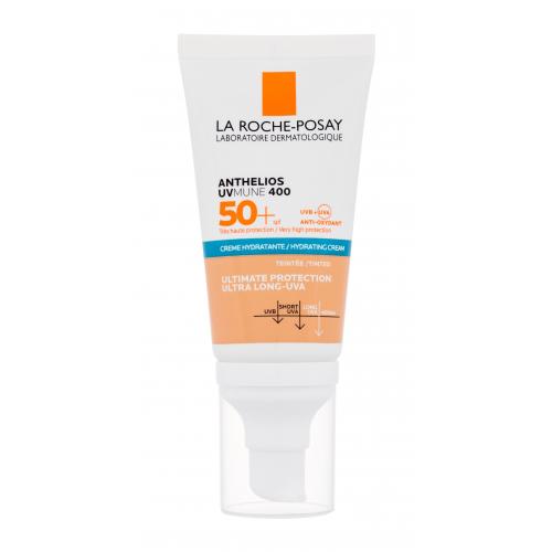 La Roche-Posay Anthelios Ultra Protection Hydrating Tinted Cream SPF50+ 50 ml voděodolný tónující hydratační opalovací krém na obličej pro ženy