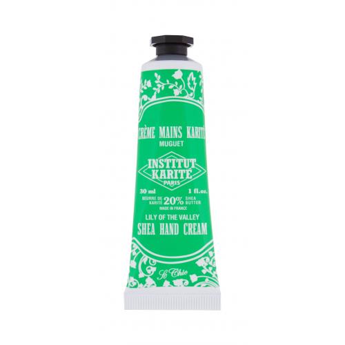 Institut Karité Shea Hand Cream Lily Of The Valley 30 ml hydratační krém na ruce s vůní konvalinky pro ženy