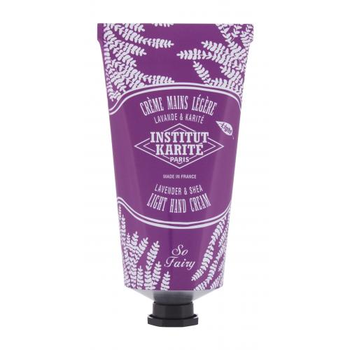 Institut Karité Light Hand Cream Lavender & Shea 75 ml hydratační krém na ruce pro ženy