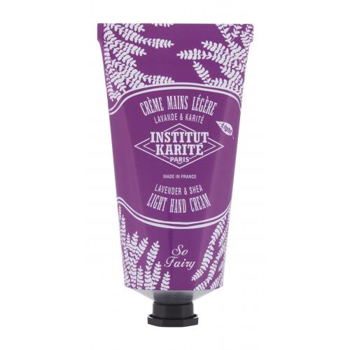 Institut Karité Paris Lavender So Fairy lehký krém na ruce s bambuckým máslem tube + box 75 ml