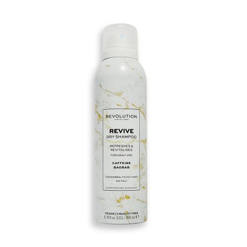 Revolution Haircare Dry Shampoo Revive osvěžující suchý šampon s kofeinem 200 ml