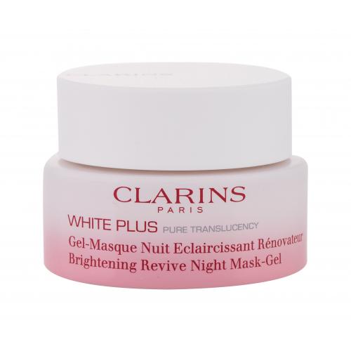 Clarins White Plus Brightening Revive Night Mask-Gel 50 ml rozjasňující noční pleťová maska pro ženy
