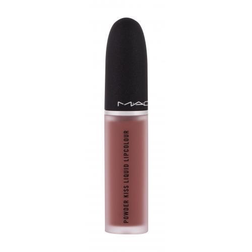 MAC Cosmetics Powder Kiss Liquid Lipcolour matná tekutá rtěnka odstín Date-Maker 5 ml