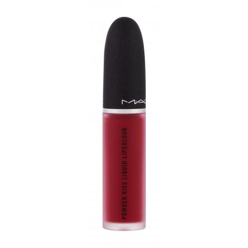 MAC Cosmetics Powder Kiss Liquid Lipcolour matná tekutá rtěnka odstín M·A·Csmash 5 ml
