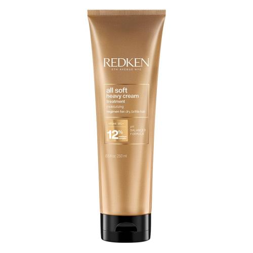 Redken All Soft Heavy Cream Treatment 250 ml vyživující maska proti krepatění pro suché a lámavé vlasy pro ženy
