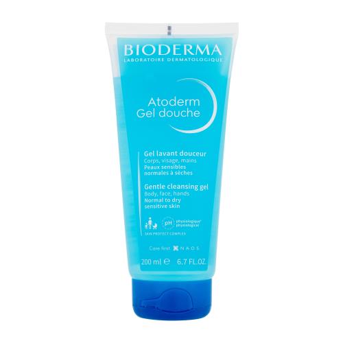 BIODERMA Atoderm Gentle Cleansing Gel 200 ml jemný sprchový gel pro normální až suchou citlivou pokožku unisex
