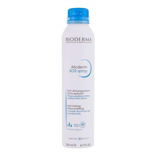 BIODERMA Atoderm SOS Spray 200 ml tělový sprej pro podrážděnou suchou až velmi suchou pokožku unisex