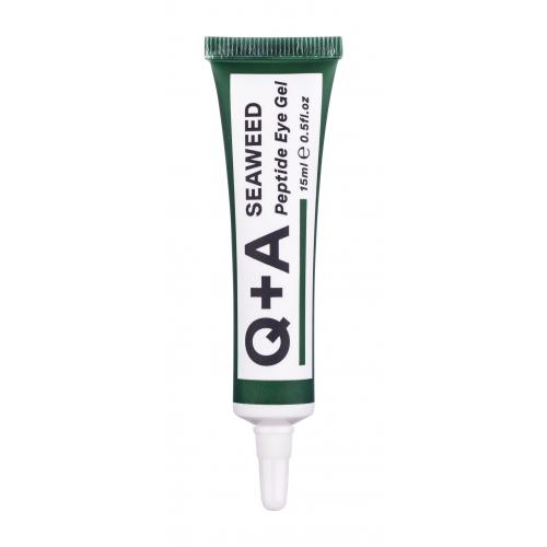Q+A Seaweed Peptide rozjasňující oční gel s peptidy 15 ml