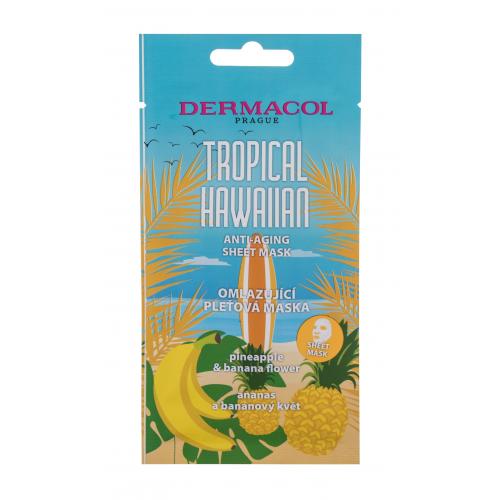 Dermacol Tropical Hawaiian plátýnková maska s omlazujícím účinkem 23 g