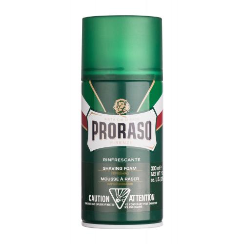 PRORASO Green Shaving Foam 300 ml pěna na holení s mentolem a eukalyptem pro muže
