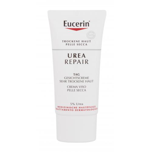 Eucerin UreaRepair Plus 5% Urea Day Cream 50 ml hydratační pleťový krém s ureou pro ženy