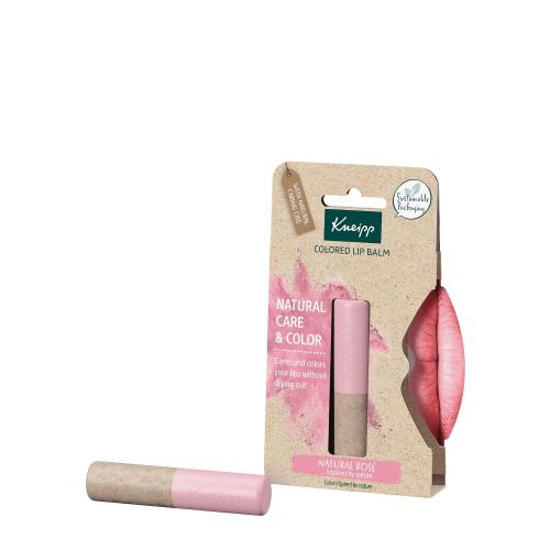 Kneipp Natural Care & Color barevný balzám na rty odstín Natural Rosé 3.5 g