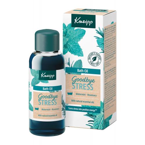 Kneipp Goodbye Stress Bath Oil 100 ml zklidňující olej do koupele s vůní máty a rozmarýnu unisex
