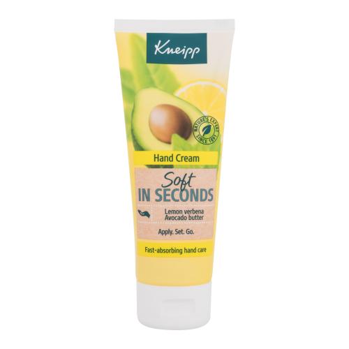 Kneipp Hand Cream Soft In Seconds Lemon Verbena & Apricots 75 ml hydratační krém na ruce unisex
