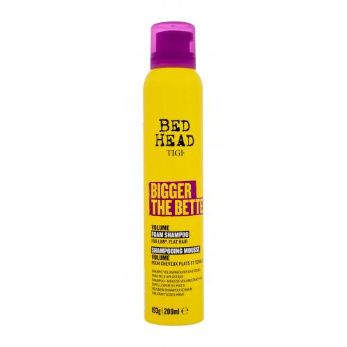 Tigi Bed Head Bigger The Better 200 ml objemový pěnový šampon pro jemné vlasy pro ženy
