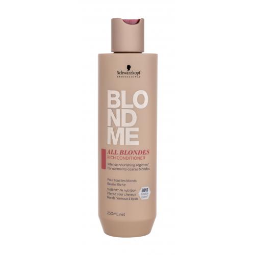 Schwarzkopf Professional BlondMe All Blondes Rich Conditioner vyživující kondicionér pro blond vlasy 250 ml