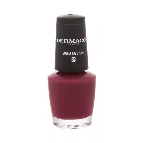 Dermacol Mini lak na nehty odstín 04 Wild Orchid 5 ml