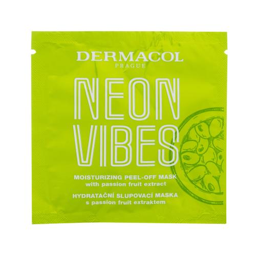 Dermacol Neon Vibes Moisturizing Peel-Off Mask 8 ml hydratační pleťová maska pro ženy