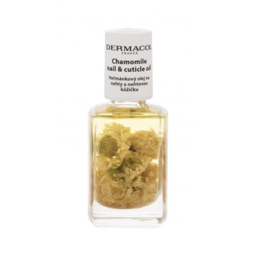Dermacol Chamomile Nail & Cuticle Oil 11 ml heřmánkový olej pro výživu nehtů a kůžičky pro ženy