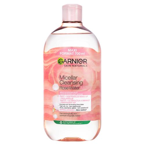 Garnier Skin Naturals Micellar Cleansing Rose Water 700 ml čisticí a rozjasňující micelární voda pro ženy