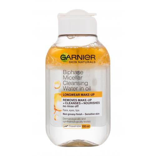 Garnier Skin Naturals Two-Phase Micellar Water All In One 100 ml čisticí a zklidňující micelární voda pro ženy