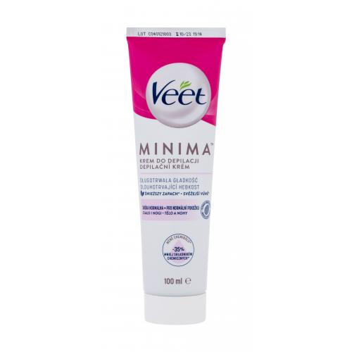 Veet Minima Hair Removal Cream Normal Skin 100 ml depilační krém pro normální pokožku pro ženy