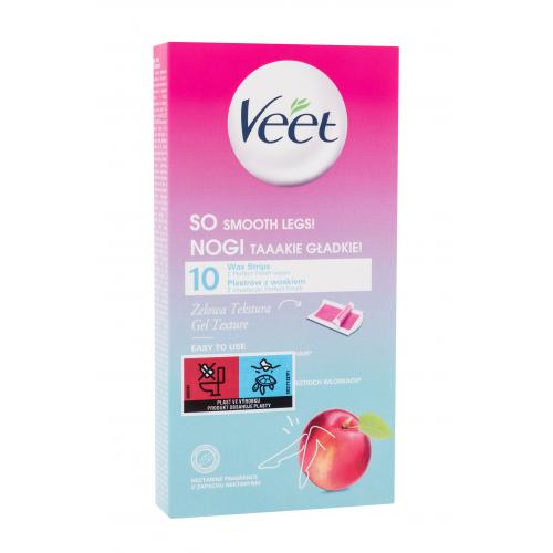 Veet So Smooth Nectarine voskové depilační pásky 10 ks