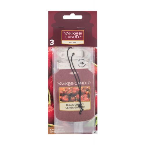 Yankee Candle Black Cherry vonná auto visačka I. 3 ks