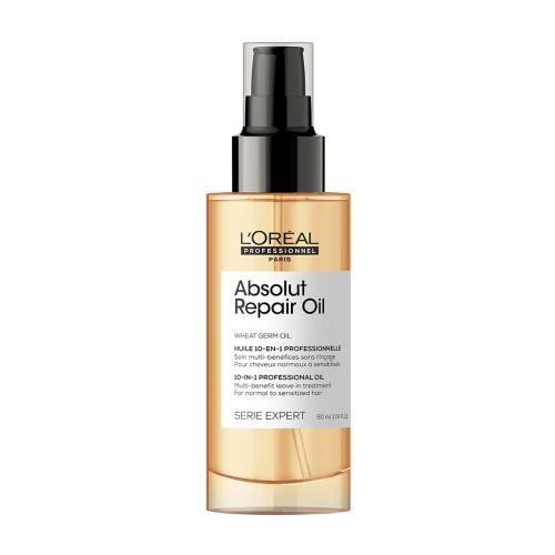 L'Oréal Professionnel Absolut Repair 10-In-1 Professional Oil 90 ml ochranný a posilující olej pro poškozené vlasy pro ženy