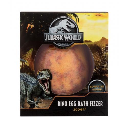Universal Jurassic World Dino Egg Bath Fizzer 200 g šumivé vejce do koupele s překvapením pro děti