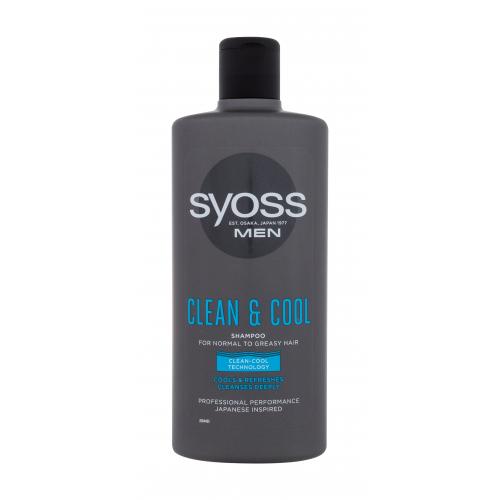 Syoss Men Clean & Cool 440 ml osvěžující šampon pro muže