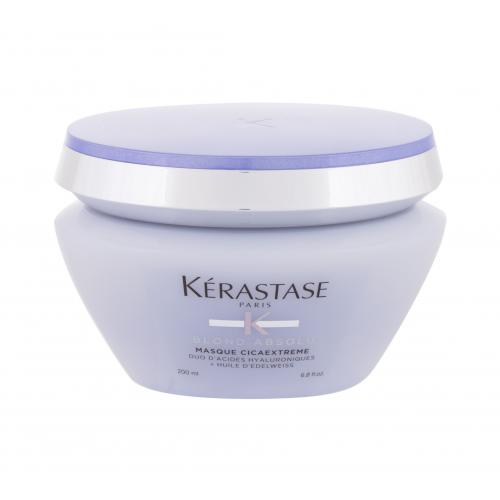 Kérastase Blond Absolu Masque Cicaextreme 200 ml maska na vlasy pro ženy poškozená krabička na barvené vlasy; na blond vlasy