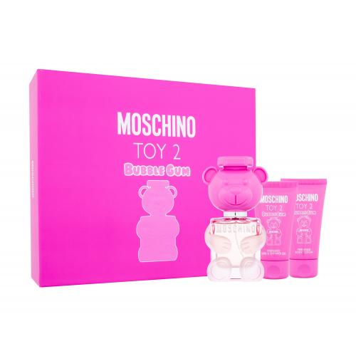 Moschino Toy 2 Bubble Gum dárková kazeta pro ženy toaletní voda 50 ml + tělové mléko 50 ml + sprchový gel 50 ml