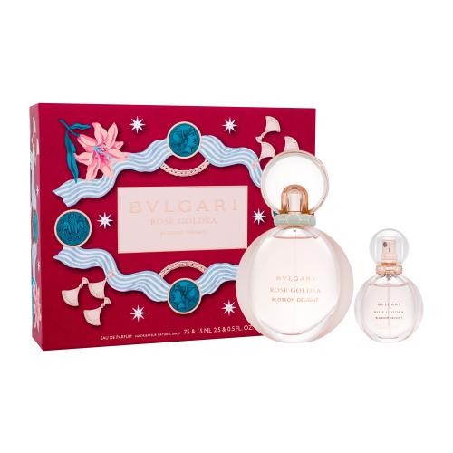 Bvlgari Rose Goldea Blossom Delight dárková kazeta pro ženy parfémovaná voda 75 ml + parfémovaná voda 15 ml