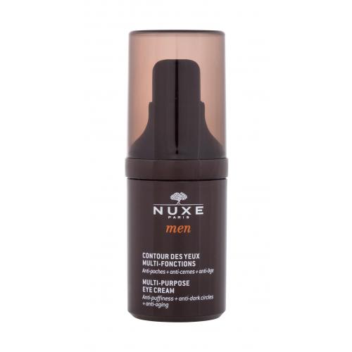 NUXE Men Multi-Purpose Eye Cream 15 ml oční krém poškozená krabička na všechny typy pleti; proti vráskám; na otoky a kruhy pod očima