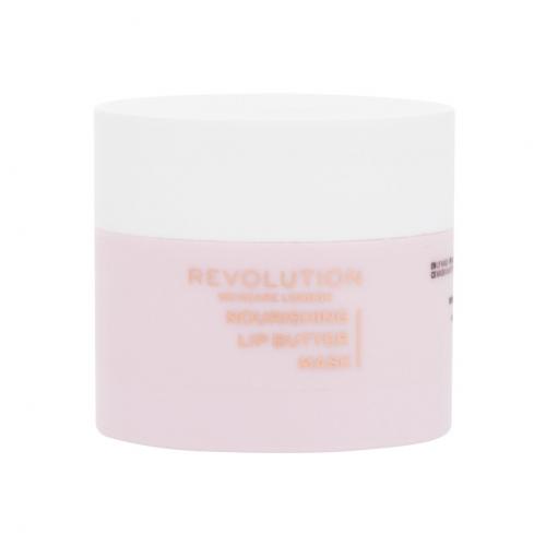 Revolution Skincare Nourishing Lip Butter Mask Cocoa Vanilla 10 g vyživující a hydratační maska na rty pro ženy