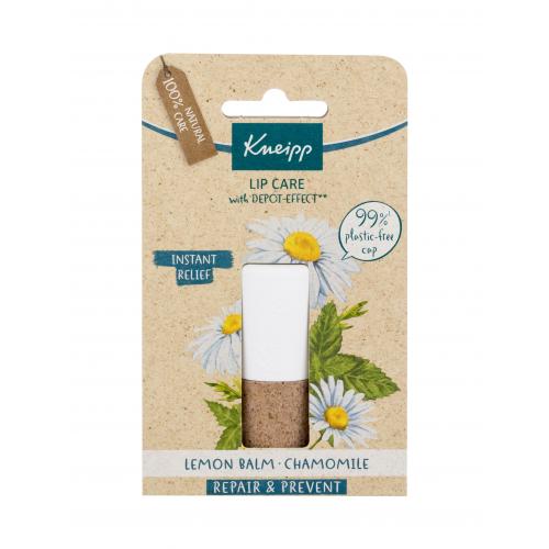 Kneipp Lip Care Lemon Balm & Chamomile 4,7 g balzám pro suché a popraskané rty pro ženy