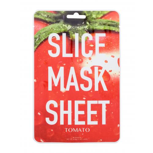 Kocostar Slice Mask Tomato 20 ml regenerační a obnovující pleťová maska pro ženy