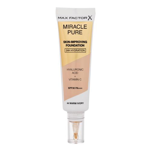 Max Factor Miracle Pure Skin-Improving Foundation SPF30 30 ml pečující hydratační make-up pro ženy 44 Warm Ivory