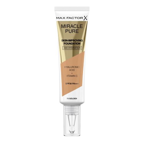Max Factor Miracle Pure Skin-Improving Foundation SPF30 30 ml pečující hydratační make-up pro ženy 75 Golden