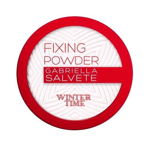 Gabriella Salvete Winter Time Fixing Powder 9 g transparentní fixační pudr pro ženy Transparent