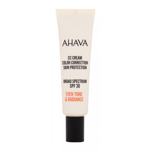 AHAVA CC Cream Color Correction CC krém pro sjednocení barevného tónu pleti SPF 30 30 ml