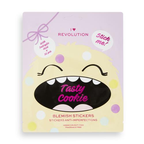 I Heart Revolution Tasty Cookie Blemish Stickers 32 ks lokální péče pro ženy na problematickou pleť s akné